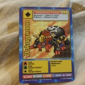 Dokugumon digimon card